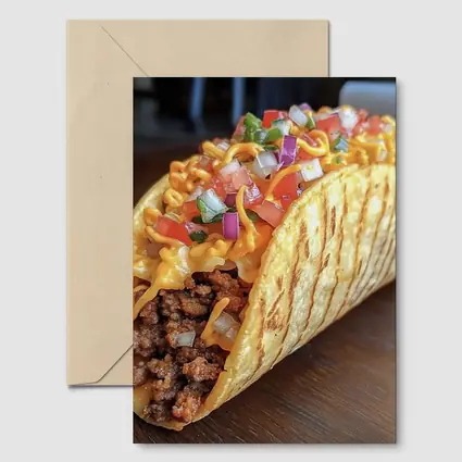 Loaded Beef Taco With Fresh Pico Salsa