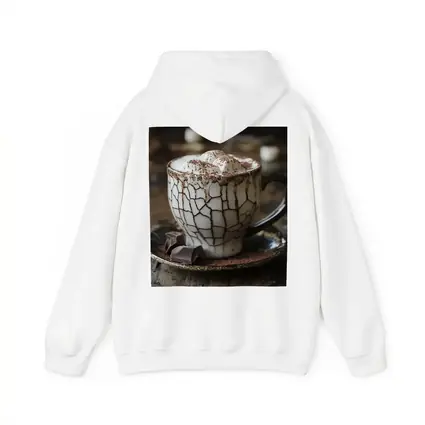 Hot Chocolate Marshmallows Rustic Ceramic Mug