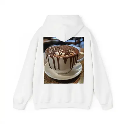 Hot Chocolate Dripping Cup Cafe Setting