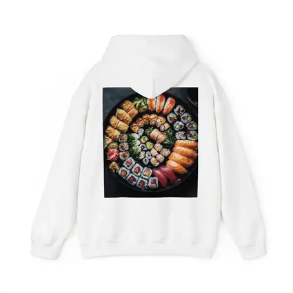 Sushi Platter Spread on Dark Background