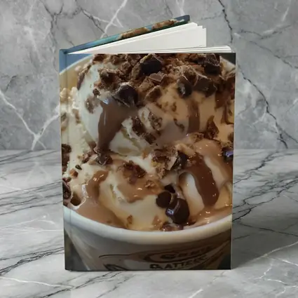 Ice Cream Cup Chocolate Sauce Candy Toppings