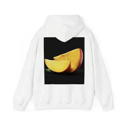 Fresh Mango Slices on Dark Background