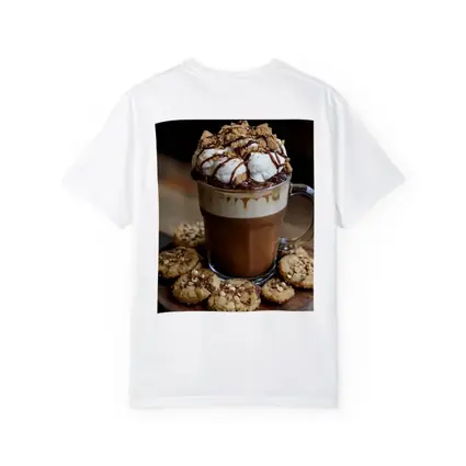 Hot Chocolate Whipped Cream Cookies Wooden Board