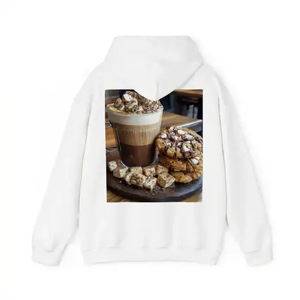 Hot Chocolate Latte Cookies Marshmallows Cafe