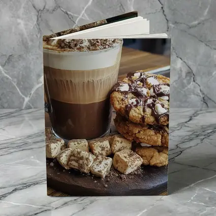 Hot Chocolate Latte Cookies Marshmallows Cafe