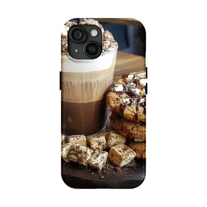 Hot Chocolate Latte Cookies Marshmallows Cafe