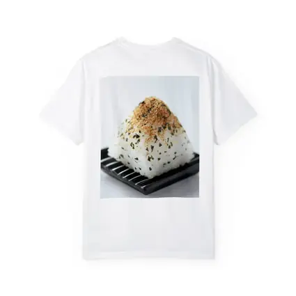 Japanese Onigiri Rice Ball Black Plate