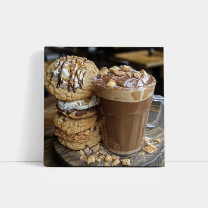 Chocolate Coffee Mug Peanut Butter Cookies