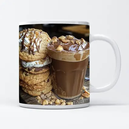 Chocolate Coffee Mug Peanut Butter Cookies