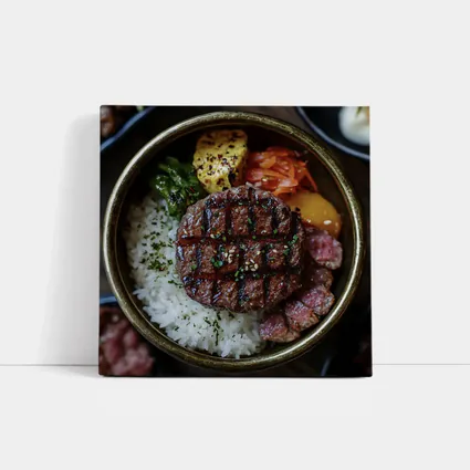 Grilled Beef Rice Bowl Korean Style