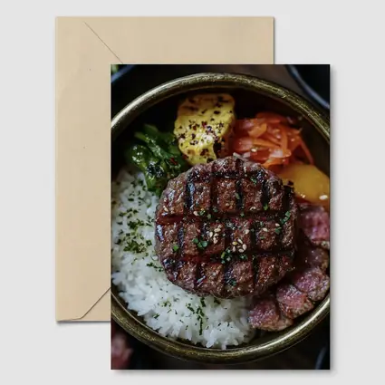 Grilled Beef Rice Bowl Korean Style