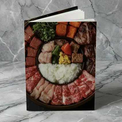 Korean BBQ Meat Platter With Rice