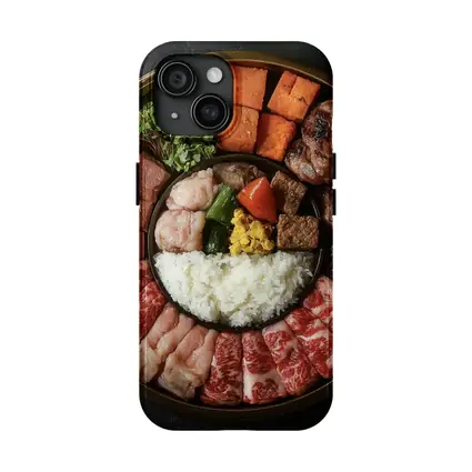 Korean BBQ Meat Platter With Rice