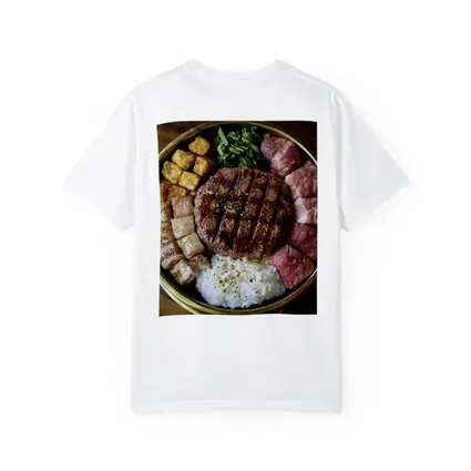 Grilled Burger Rice Bowl Meat Platter