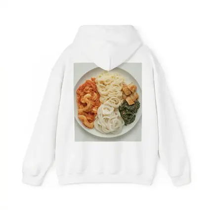 Korean Udon Noodles Kimchi Tofu White Plate