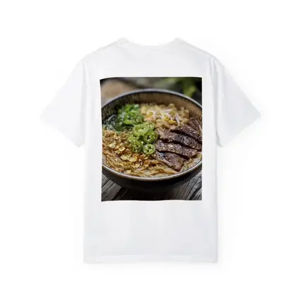 Beef Ramen Bowl With Gold Flakes