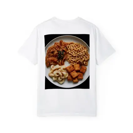 Korean Ramen Noodles Kimchi Tofu Black Background