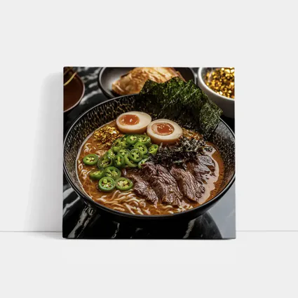 Rich Ramen Bowl With Beef And Nori