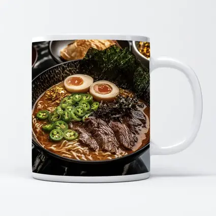 Rich Ramen Bowl With Beef And Nori