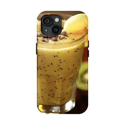 Kiwi Mango Smoothie With Chocolate Chips