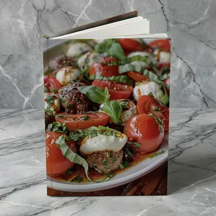 Caprese Salad Mozzarella Tomatoes Fresh Basil