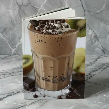 Chocolate Smoothie With Kiwi And Apple