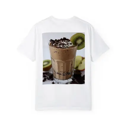 Chocolate Smoothie With Kiwi And Apple