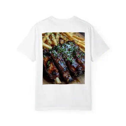 Glazed BBQ Ribs With Golden French Fries