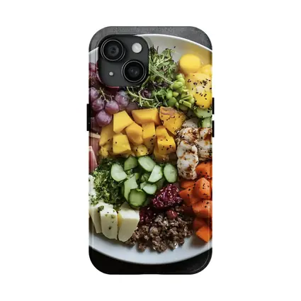 Colorful Health Bowl With Fresh Ingredients