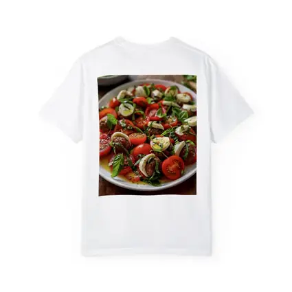 Caprese Salad Tomatoes Mozzarella Basil Plate
