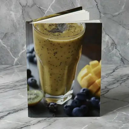 Mango Kiwi Blueberry Smoothie Chia Seeds
