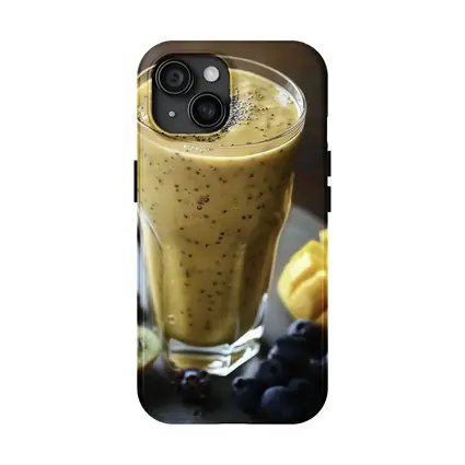 Mango Kiwi Blueberry Smoothie Chia Seeds