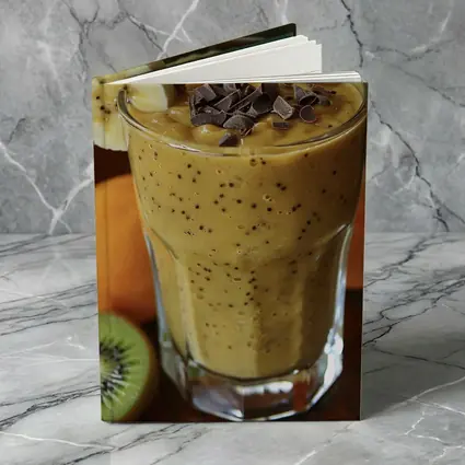 Banana Chocolate Smoothie With Fresh Fruits