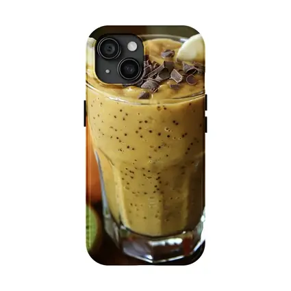 Banana Chocolate Smoothie With Fresh Fruits