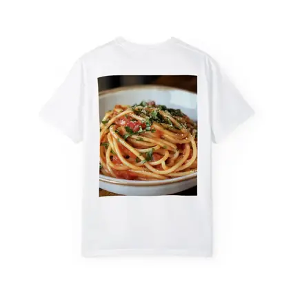 Spaghetti Tomato Sauce Basil Parmesan Bowl