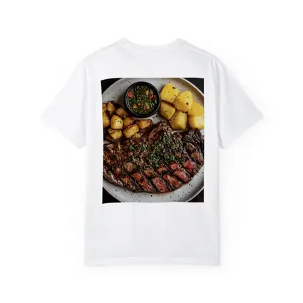 Grilled Ribeye Steak Chimichurri Roasted Potatoes Plate