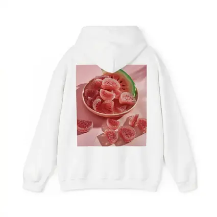 Watermelon Gummy Candies Pink Sugar Coated