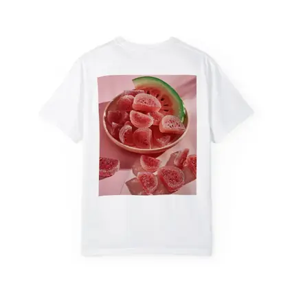 Watermelon Gummy Candies Pink Sugar Coated