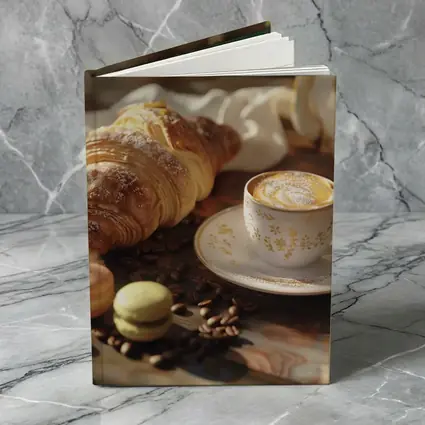 Croissant Coffee Macarons French Breakfast Table