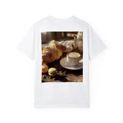Croissant Coffee Macarons French Breakfast Table