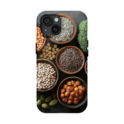 Legumes Seeds Vegetables Dark Stone Background
