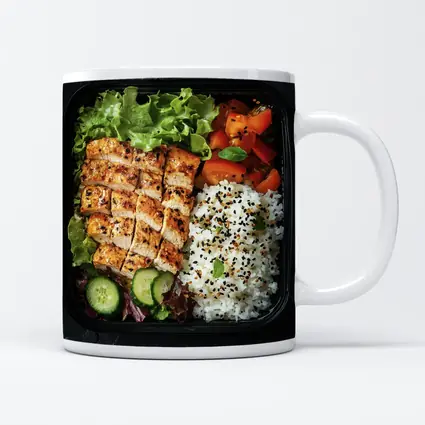 Grilled Chicken Bento Box With Rice