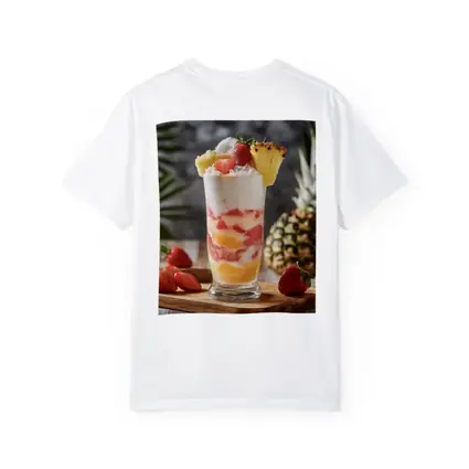 Tropical Fruit Yogurt Parfait Glass Summer