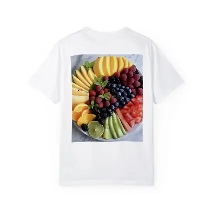 Fresh Fruit Platter Arranged on Marble