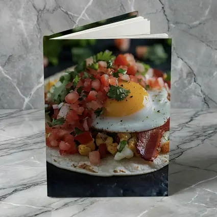 Breakfast Taco Fried Egg Pico De Gallo