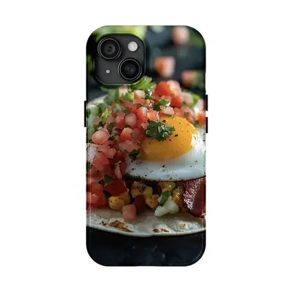 Breakfast Taco Fried Egg Pico De Gallo