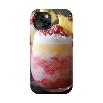 Strawberry Pineapple Coconut Frozen Tropical Drinks