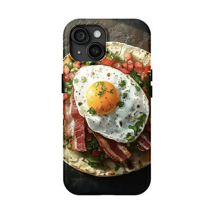Breakfast Taco Bacon Egg Pico Dark