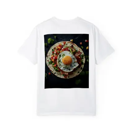 Breakfast Taco Fried Egg Dark Stone