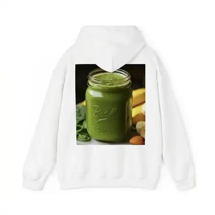Green Spinach Banana Smoothie Ball Jar